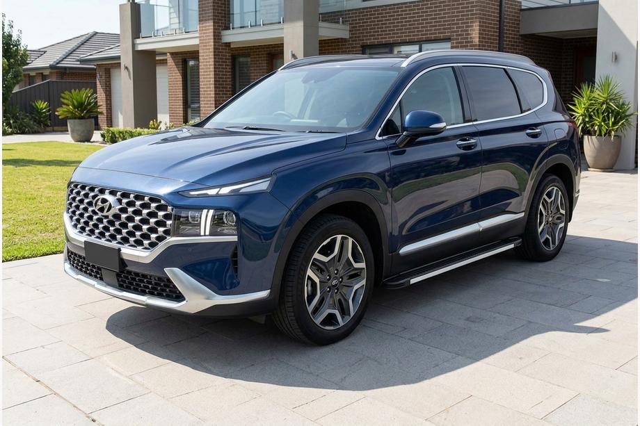 Hyundai Santa Fe 4 2018-2023 Marchepieds Latéraux Maya V1 (2 pcs, Aluminium) Photo 1