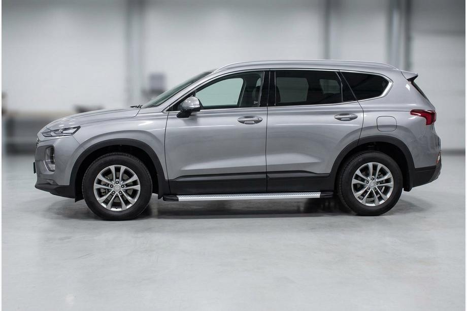 Hyundai Santa Fe 4 2018-2023 Marchepieds Latéraux Maya V2 (2 pcs, Aluminium) Image