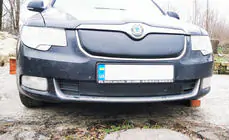 Skoda Superb 2009-2015 Cache calandre hiver (inférieur, 2008-2013) photo 5