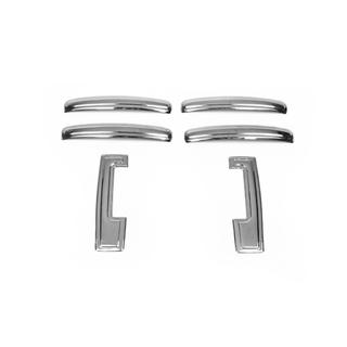 Couvre-poignées Chromés (4 pcs, Acier Inoxydable) photo 3
