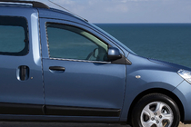 Renault Dokker 2013-2022 Encadrement de vitres (2 pcs, inox) Carmos - Acier Inoxydable Turc photo 2