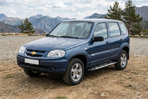 Chevrolet Niva 1998-2020 Marchepieds Latéraux Sunrise (2 pcs, Aluminium) photo 2