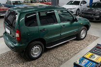Chevrolet Niva 1998-2020 Marchepieds Latéraux Maydos V1 (2 pcs, Aluminium) photo 1