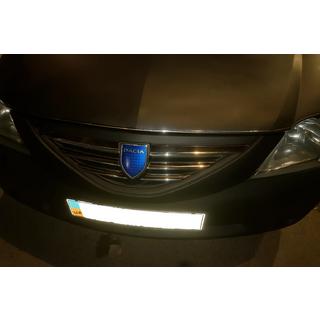 Caches de Calandre en Acier Inoxydable Renault Logan I 2005-2008 photo 3