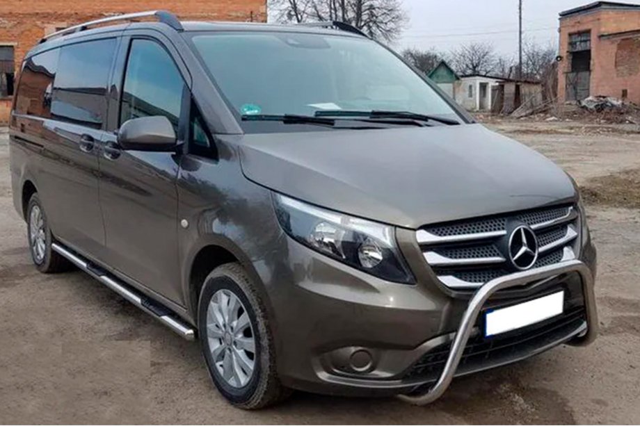 Mercedes Vito/V-class W447 2014- Pare-buffle WT006 (Inox) Image