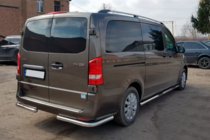Mercedes Vito/V-class W447 2014- Protection Arriere Coins AK003 (Inox) photo 3