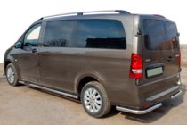 Mercedes Vito/V-class W447 2014- Protection Arriere Coins AK003 (Inox) photo 1