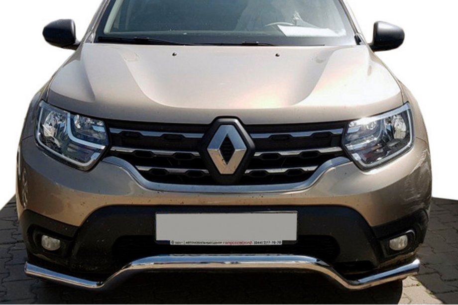 Renault Duster 2018-2024 Protection Avant WT008 (Inox) Image