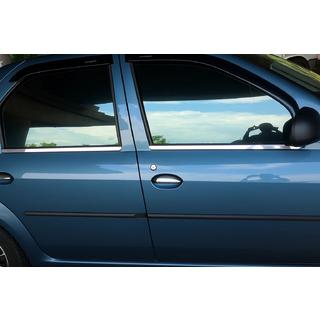 Encadrements de vitres inox (4 pcs) Renault Logan I 2005-2008 photo 1