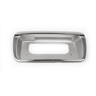 Baguette chromée au-dessus de la plaque d'immatriculation (plastique) photo 2