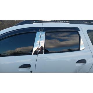Enjoliveurs de Montants de Portes en Acier Inoxydable Dacia Duster 2018-2024 photo 1