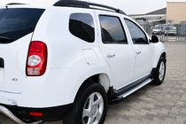 Dacia Duster 2008-2018 Marchepieds Latéraux Type X5 (2 pcs, Profilé Aluminium) photo 1