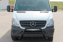 Mercedes Sprinter W906 2006–2018 Pare-buffle WT003 (noir) photo 2