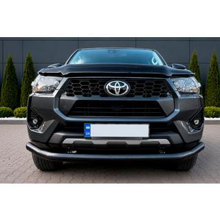 Protection avant Texas pour 2020+ (76mm, noir) Toyota Hilux 2015- photo 4