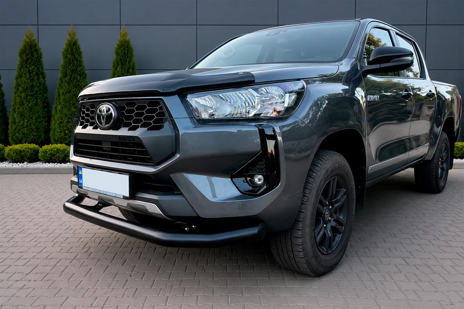 Toyota Hilux 2015- Protection avant Texas pour 2020+ (76mm, noir) Image