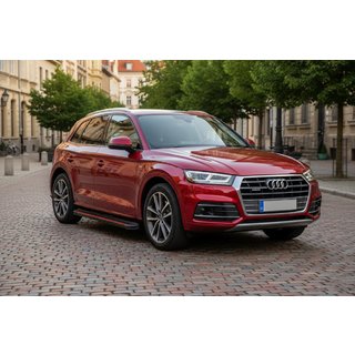 Marchepieds Latéraux Maya Red (2 pcs, Aluminium) Audi Q5 2017-2025 photo 1