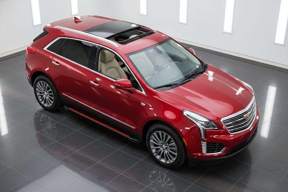 Cadillac XT5 2016- Marchepieds Latéraux Maya Red (2 pcs, Aluminium) Image