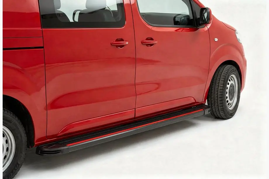 Citroen Jumpy/Dispatch 2017- Marchepieds Latéraux Maya Red (2 pcs, Aluminium) Image