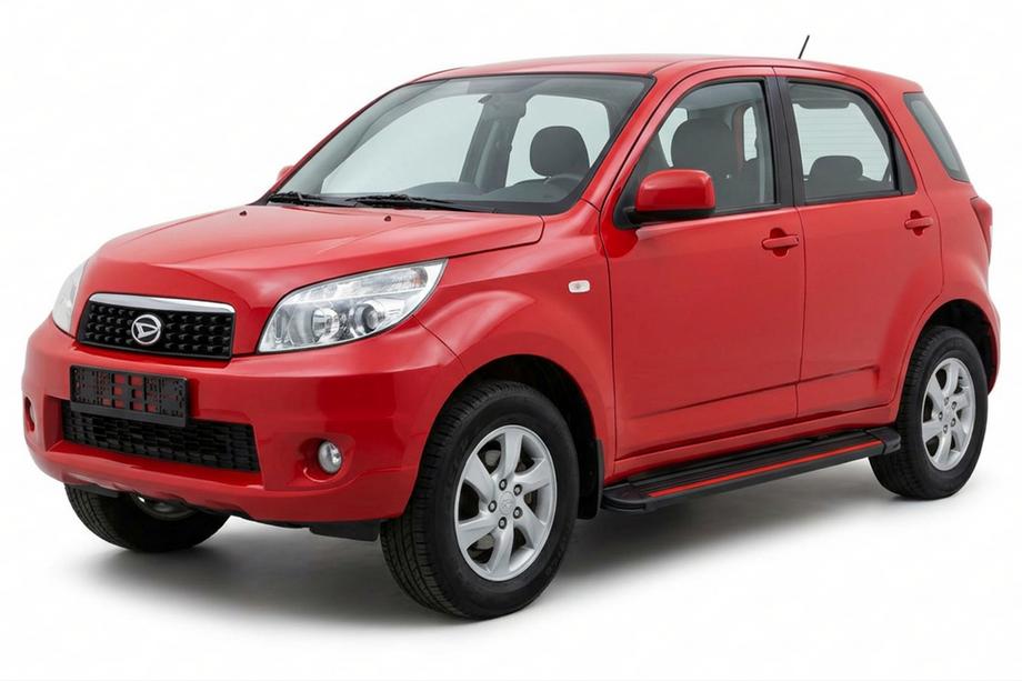 Daihatsu Terios 2006-2017 Marchepieds Latéraux Maya Red (2 pcs, Aluminium) Image