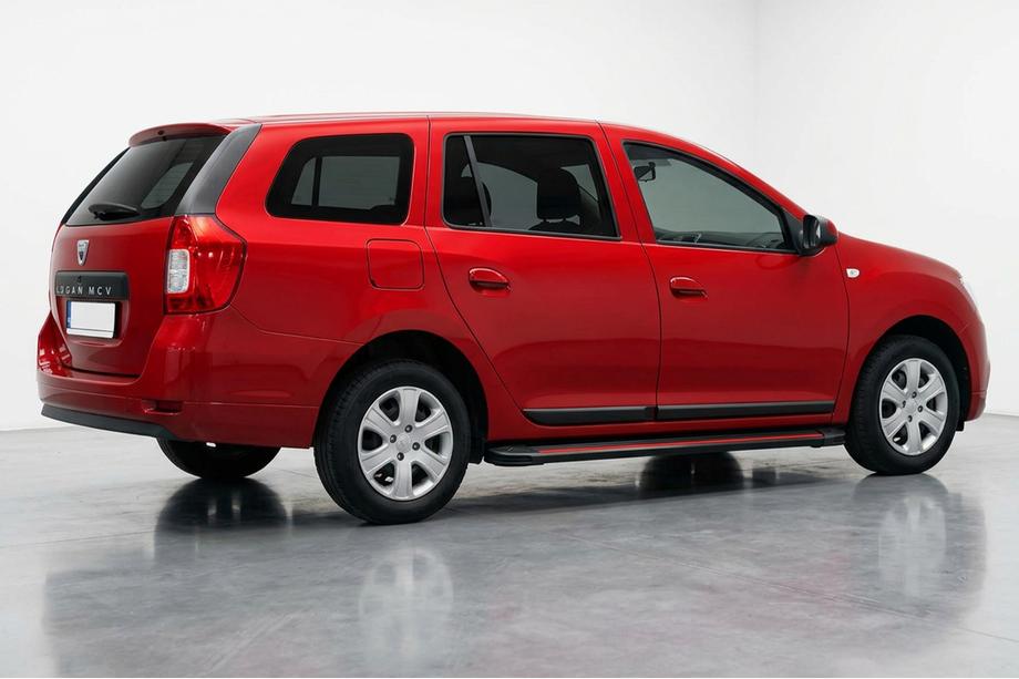 Dacia Logan MCV 2013-2020 Marchepieds Latéraux Maya Red (2 pcs, Aluminium) Image
