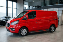 Ford Custom 2013-2022 Marchepieds Latéraux Maya Red (2 pcs, Aluminium) Empattement Long photo 1