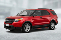 Ford Explorer 2011-2019 Marchepieds Latéraux Maya Red (2 pcs, Aluminium) photo 1