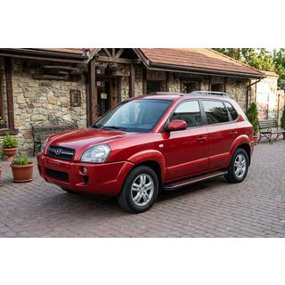 Marchepieds Latéraux Maya Red (2 pcs, Aluminium) Hyundai Tucson JM 2004- photo 1