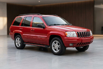 Jeep Grand Cherokee WJ 1999-2004 Marchepieds Latéraux Maya Red (2 pcs, Aluminium) photo 1
