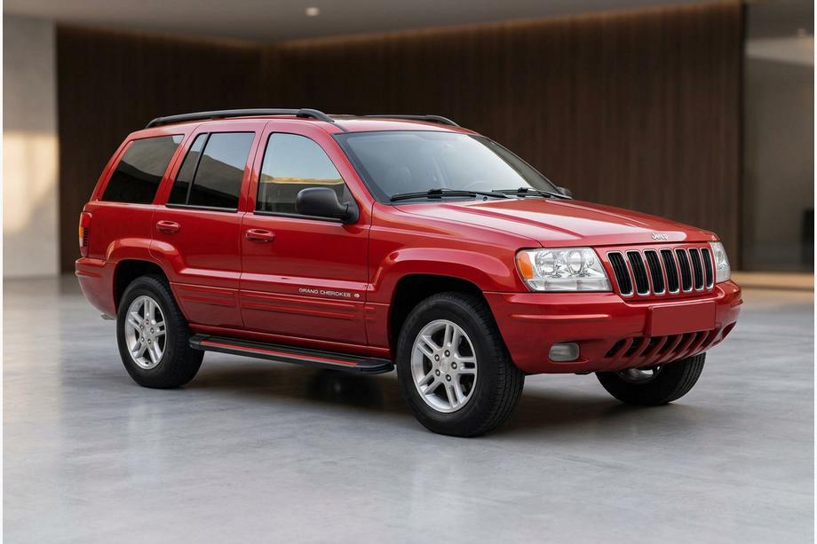 Jeep Grand Cherokee WJ 1999-2004 Marchepieds Latéraux Maya Red (2 pcs, Aluminium) Image