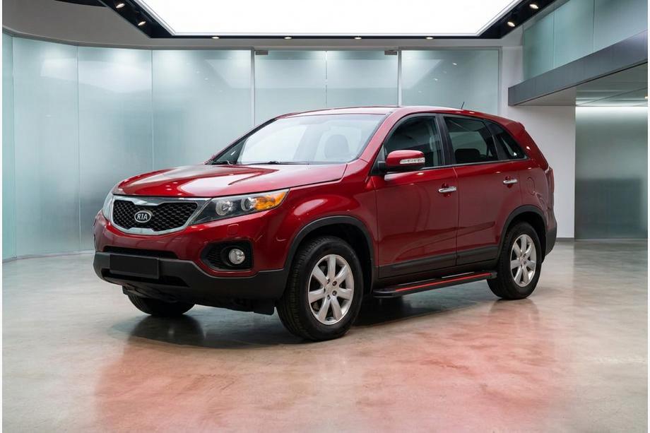 Kia Sorento II XM 2009-2014 Marchepieds Latéraux Maya Red (2 pcs, Aluminium) 2010-2013 Image