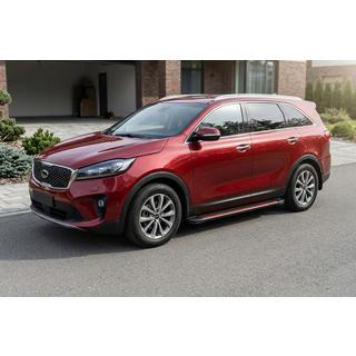 Marchepieds Latéraux Maya Red (2 pcs, Aluminium) Kia Sorento III UM 2014-2020 photo 1