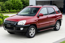 Kia Sportage 2004-2010 Marchepieds Latéraux Maya Red (2 pcs, Aluminium) photo 1