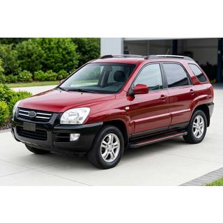 Marchepieds Latéraux Maya Red (2 pcs, Aluminium) Kia Sportage 2004-2010 photo 1