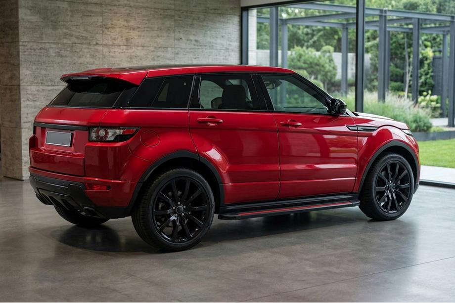 Range Rover Evoque 2012-2018 Marchepieds Latéraux Maya Red (2 pcs, Aluminium) Image