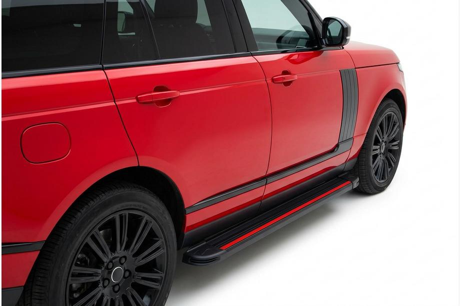 Range Rover IV L405 2013-2021 Marchepieds Latéraux Maya Red (2 pcs, Aluminium) Image