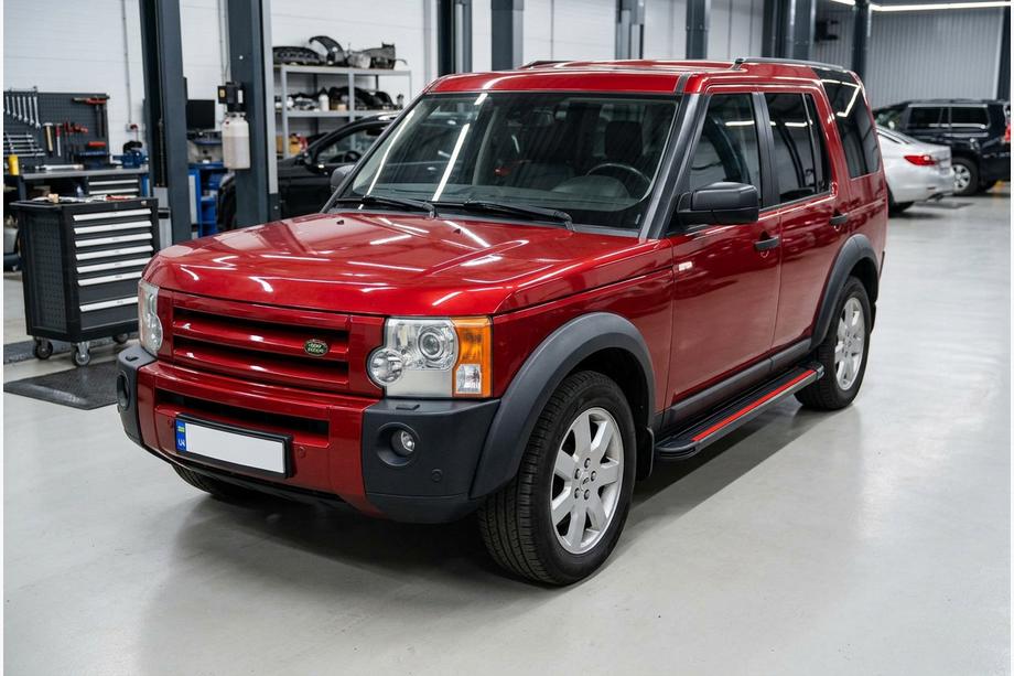 Land Rover Discovery III 2004–2009 Marchepieds Latéraux Maya Red (2 pcs, Aluminium) Image