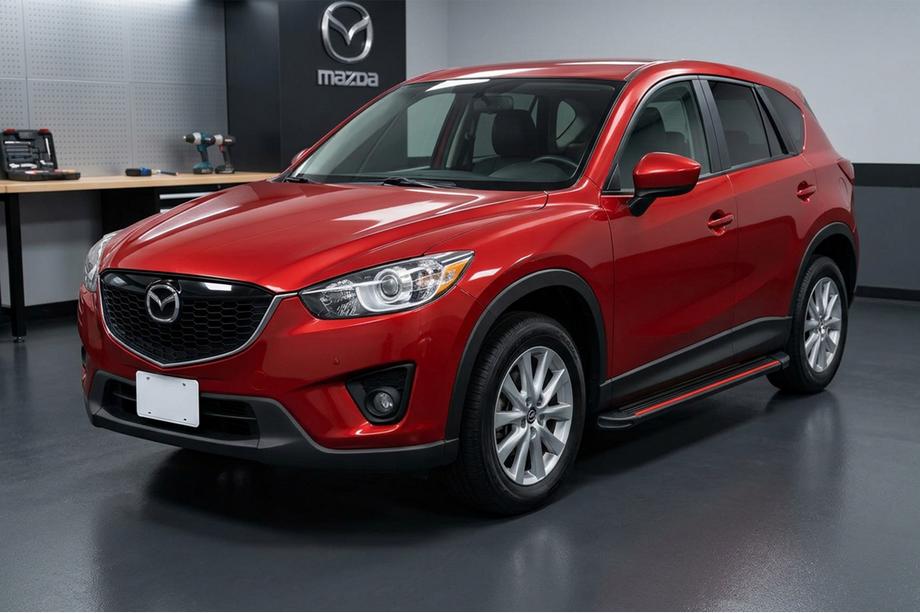 Mazda CX-5 2012-2017 Marchepieds Latéraux Maya Red (2 pcs, Aluminium) Image