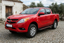 Mazda BT-50 2012- Marchepieds Latéraux Maya Red (2 pcs, Aluminium) photo 1