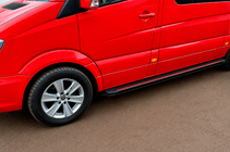 Mercedes Sprinter W906 2006–2018 Marchepieds Latéraux Maya Red (2 pcs, Aluminium) photo 2