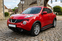 Nissan Juke 2010-2019 Marchepieds Latéraux Maya Red (2 pcs, Aluminium) photo 1