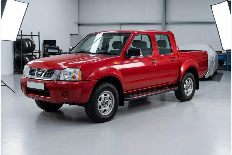 Nissan NP300 1999-2015 Marchepieds Latéraux Maya Red (2 pcs, Aluminium) Image