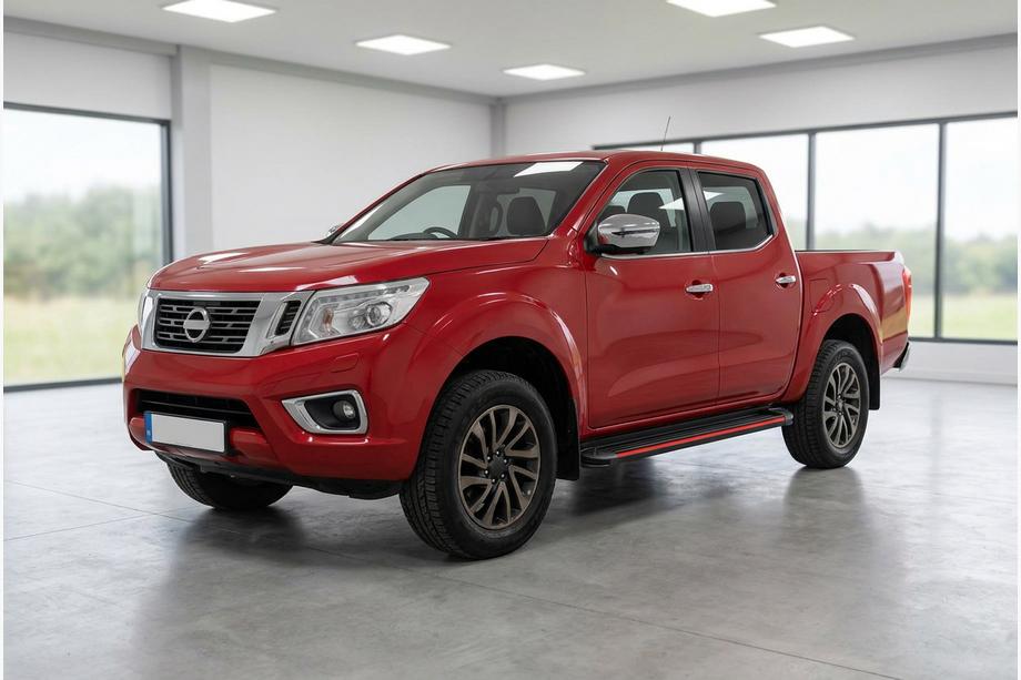 Nissan Navara/NP300 2016- Marchepieds Latéraux Maya Red (2 pcs, Aluminium) Image