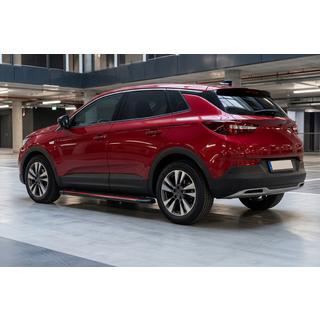 Marchepieds Latéraux Maya Red (2 pcs, Aluminium) Opel Grandland X 2017- photo 1