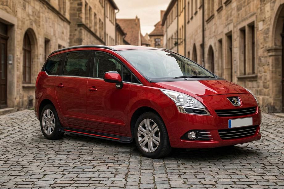 Peugeot 5008 2009-2016 Marchepieds Latéraux Maya Red (2 pcs, Aluminium) Image