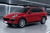 Porsche Cayenne 2010-2017 Marchepieds Latéraux Maya Red (2 pcs, Aluminium) photo 1