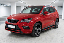 Seat Ateca 2016- Marchepieds Latéraux Maya Red (2 pcs, Aluminium) photo 1