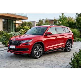 Marchepieds Latéraux Maya Red (2 pcs, Aluminium) Skoda Kodiaq 2016-2023 photo 1