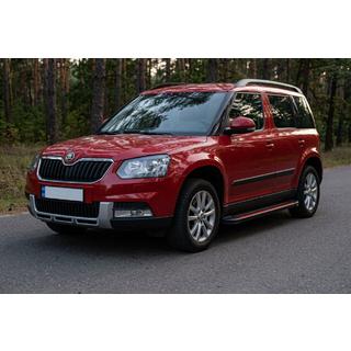 Marchepieds Latéraux Maya Red (2 pcs, Aluminium) Skoda Yeti 2009-2017 photo 1