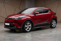 Toyota C-HR 2016-2023 Marchepieds Latéraux Maya Red (2 pcs, Aluminium) photo 1