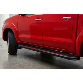 Marchepieds Latéraux Maya Red (2 pcs, Aluminium) Toyota Hilux 2006-2015 photo 1